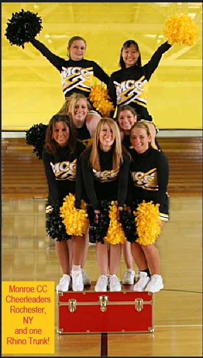 Rhino Storage Trunk Footlocker 34x20x15 with ANTIQUE TRIM USA Made - Image 2 of 4