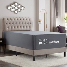 Empyrean Fitted Sheet Queen, Ultra Soft Microfiber 110GSM Extra Deep Pocket F...