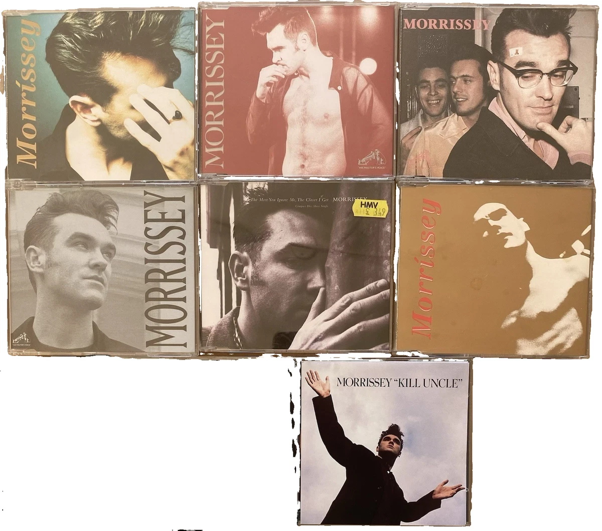 Lot of 7 x MORRISSEY CDs - 6 CD Singles & 1 CD Album - All VG+ to EX+ condition