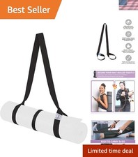 Yoga Mat Carrier Strap, Adjustable Thick Straps Sling for Carrying Large Mats...