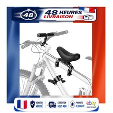 Siège Enfant VTT Avant 2-6 Ans Amovible Compatible Tous Vélos