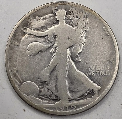 1919-D   *SILVER*  Walking Liberty Half Dollar GREAT WAY TO BUY SILVER