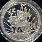 1908 Medall Silver 50 Centavos México 999 Mintage 300. Box COA