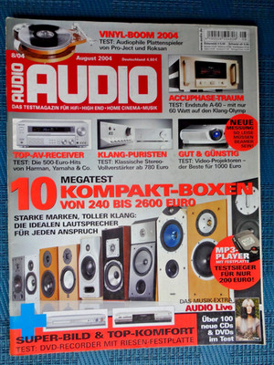 AUDIO 8/04, TRIANGLE SOLIS, TANNOY EIRIS DC1, NUBERT NUWAVE 35, QUADRAL AURUM 30
