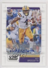 2019 Score Rookies Signatures Nick Brossette #419 Auto 0w8