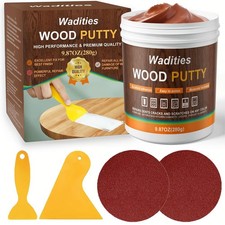 Walnut Wood Filler, Walnut Wood Putty, Paintable Stainable Wood Repair Putty,...