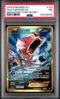 2016 POKEMON XY BREAKPOINT PORTUGUESE-SECRET #123 FULL ART/GYARADOS EX PSA 7