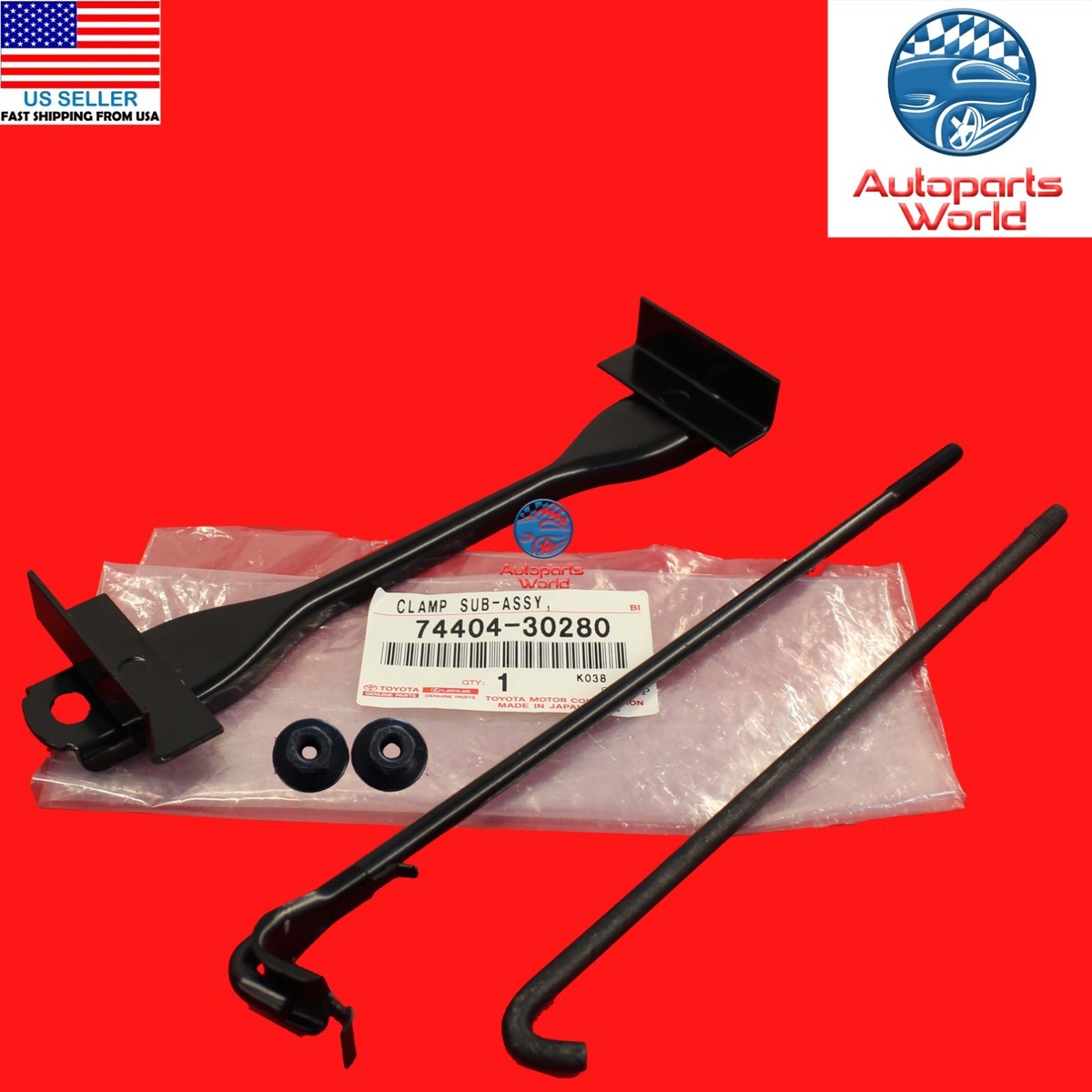 GENUINE OEM LEXUS 2001-2006 LS430 BATTERY HOLD DOWN CLAMP WITH