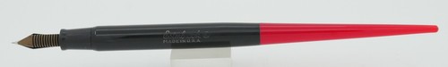 Esterbrook Black w/Red Lucite Taper Desk Set Fountain Pen -2668 Nib -1950's -New - Picture 3 of 4