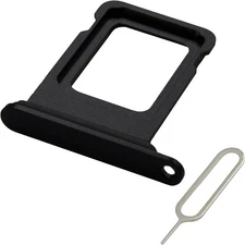 MMOBIEL SIM Card Tray Compatible with iPhone 15/15 Plus – Slot Black 