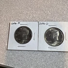 2016 P&D Kennedy Half Dollar Uncirculated 2 Coins Philadelphia & Denver