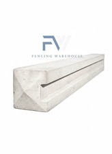 9FT ( 2.7M) Concrete End Slotted Fence Post | Read Description
