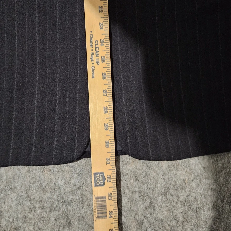 Blazer Armani Collezioni Para Hombres 46R Rayas Lana Cachemira Hecho en Italia Traje Foto 4 de 4