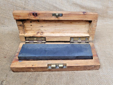 Oil Stone Sharpening  8inch Block in Wooden box