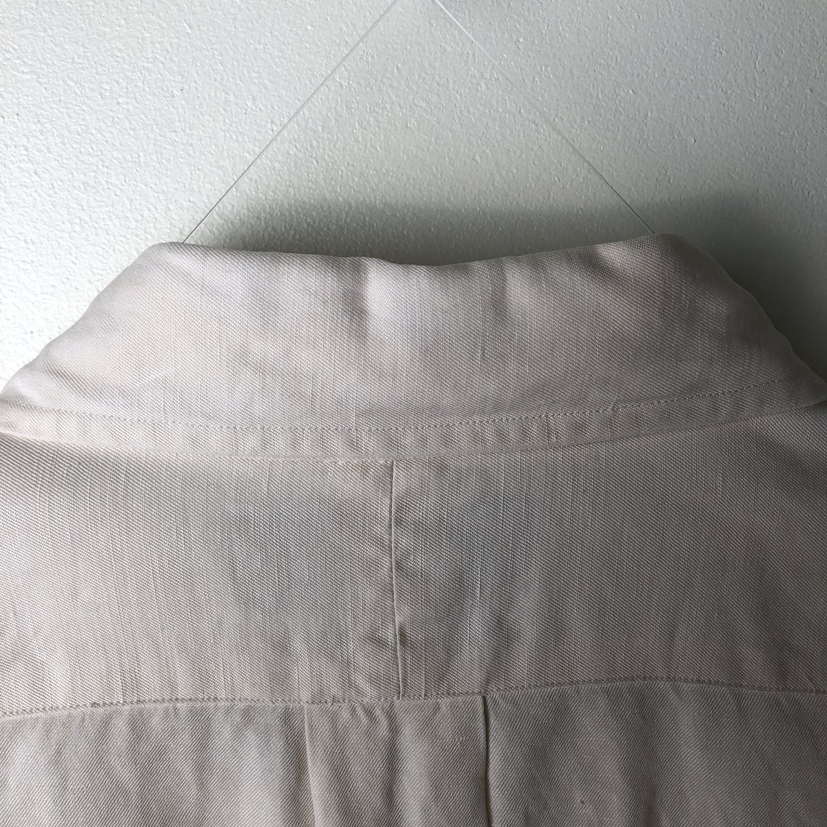 Used Ralph Lauren BLAKE long-sleeved linen button-down shirt men's size XXL thumbnail 10