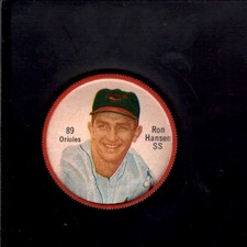 1962 Salada Coins #89 Ron Hansen   NM J3566850