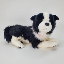 FAO Schwarz Toys R Us 16" Laying Dog Stuffed Animal Plush 2012