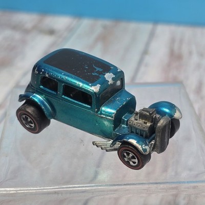 Hot Wheels Redline 32 Vicky Aqua 1968 Ford Hot Rod Original