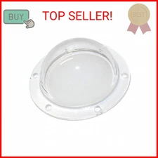 SUPREMETECH Acrylic Dome/Plastic Hemisphere - Clear - 1.5" Diameter, 1/4" Flange