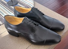 Chanel Uniform Sz 43 US 9.5-10 Black Oxford Dress Shoe NEW Men's Loafer ITALY