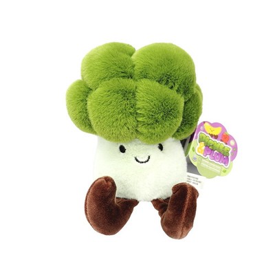 NEW Pickle & Plum vegetable green Broccoli plush stuffed animal toy 7''
