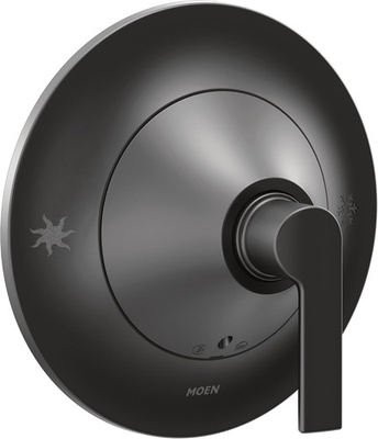 #ad NEW CONDITION Moen Doux Matte Black Pressure Balancing Valve Trim Kit TS2201BL $299.99