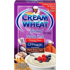 Cream of Wheat, Hot Cereal, Variety Pack, 11.4 Ounce Small to Medium