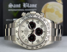 ROLEX 18kt White Gold DAYTONA White & Black Panda Dial 116509 SANT BLANC 4