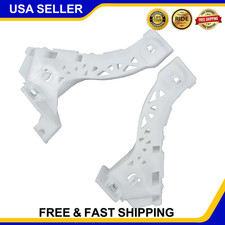 2pcs White Front Bumper Bracket Support Spacer Retainer Cover Fits 04-09 Mazda 3 2pcs White Front Bumper Bracket Support Spacer Retainer Cover Fits 04-09 Mazda 3