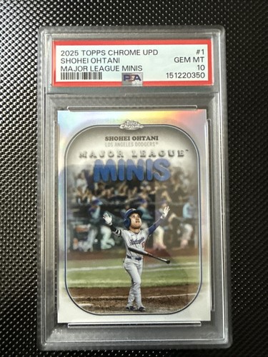 2025 Topps Chrome Update Series - Major League Minis Shohei Ohtani #MM-1 PSA 10