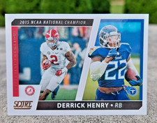 2021 Score Collegiate Champions Alabama/Titans RB Derrick Henry Card # CC4