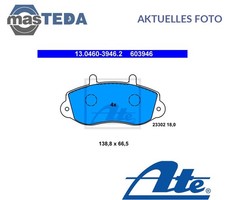 130460-39462 SATZ BREMSBELÄGE BREMSKLÖTZE VORNE ATE NEU OE QUALITÄT