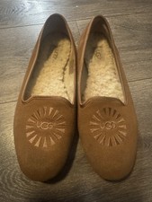 UGG Women's Tan Suede loafer flats size 9