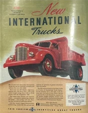 VTG Print Ad International Trucks IH KB Model Pick up Light Duty with Cab