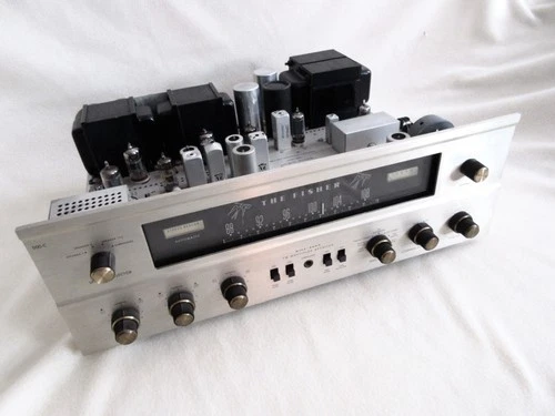 FISHER 500c vintage tube amplifier multiplex receiver RECAP CARDAS UPGRADE nice!