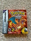 Pokemon FireRed Version Nintendo Game Boy Advance GBA Complete CIB + W/ Inserts