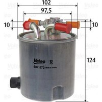 Valeo 587572 Kraftstofffilter FüR Dacia Renault Logan Sandero KS LS FS