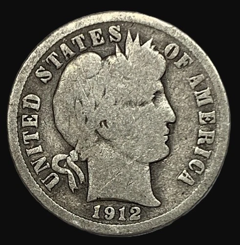 1912-D Barber Dime G/VG