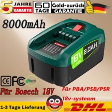 Batteria 8000 mAh per sistema Bosch 18 Volt PBA PSR PSB PSM 18 V 1600A005B0 2607336207