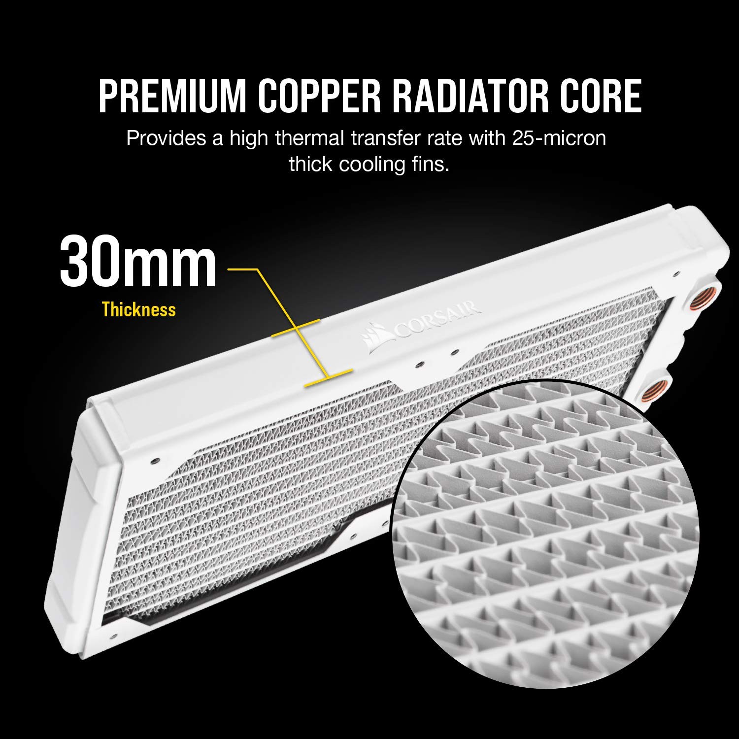 Radiateur de 240 mm Hydro X XR5 watercooling PC pour double ventilateur 120 mm