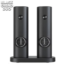 Set 2 Macina Sale E Pepe, Luce Led, Grana Regolabile, A Batterie