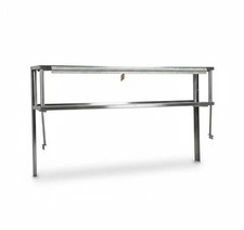 ATS Mfg MET-DOS-S7215 Stainless Steel Double Overshelf Table Mount 72x 15 x 48"