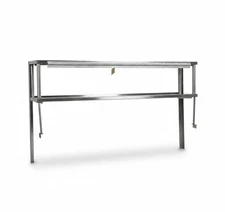 ATS Mfg MET-DOS-S7215 Stainless Steel Double Overshelf Table Mount 72x 15 x 48"