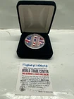 2002 WTC 9/11 Colorized American Silver Eagle $1 / 1 oz .999 Silver COA Box