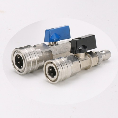 #ad High Pressure Washer Ball Valve Nozzle for Power Washer Hose 1 4quot; 3 8quot; Quick $18.97
