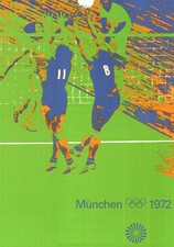 Olympische Spiele 1972 München NACHDRUCK Motiv "Volleyball" A1 Plakat Otl Aicher