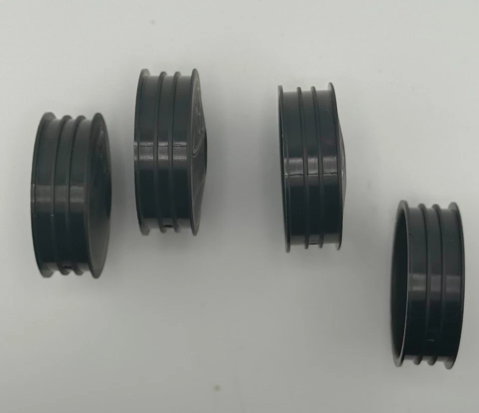 DE Racing Speedline 2.2 4WD Buggy Front Wheel (Black) (4) (B74) [DER-SB4-A4B] - Image 3 of 4