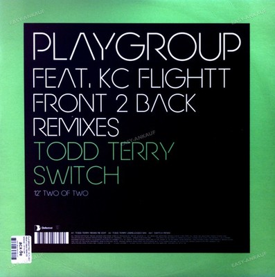 Playgroup Feat. KC Flightt - Front 2 Back Maxi (VG) ..