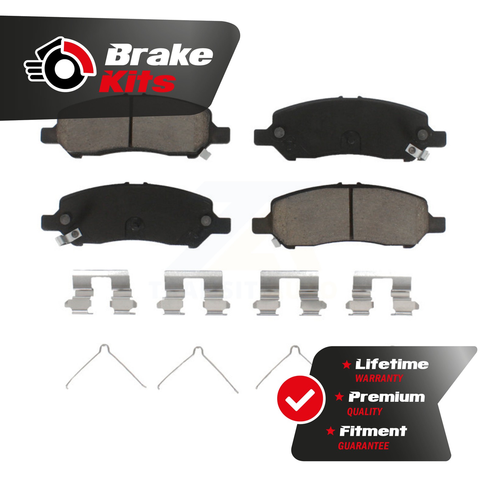 Rear Ceramic Brake Pads Set For 2013-2016 Dodge Dart
