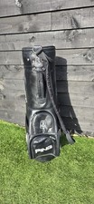 Ping i3 TiST Golf Tour Leather Staff Bag Divider Black W Rain Cover